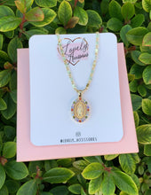 Load image into Gallery viewer, Multicolor Virgencita Necklace
