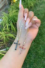 Load image into Gallery viewer, Cross Crystal Necklaces