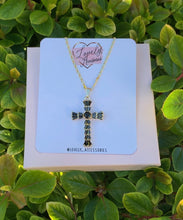 Load image into Gallery viewer, Cross Crystal Necklaces