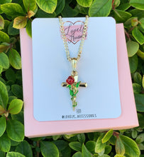 Load image into Gallery viewer, Red Rose Cross 🌹