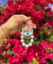 Load image into Gallery viewer, Rhinestone Bead Evil Eye Keychains ✨🧿✨
