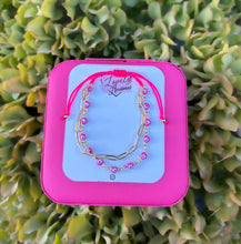 Load image into Gallery viewer, Pink Double Layer Evil Eye Bracelet ✨
