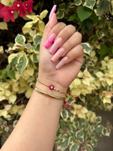 Load image into Gallery viewer, Single Evil Eye Adjustable Bracelet 🧿
