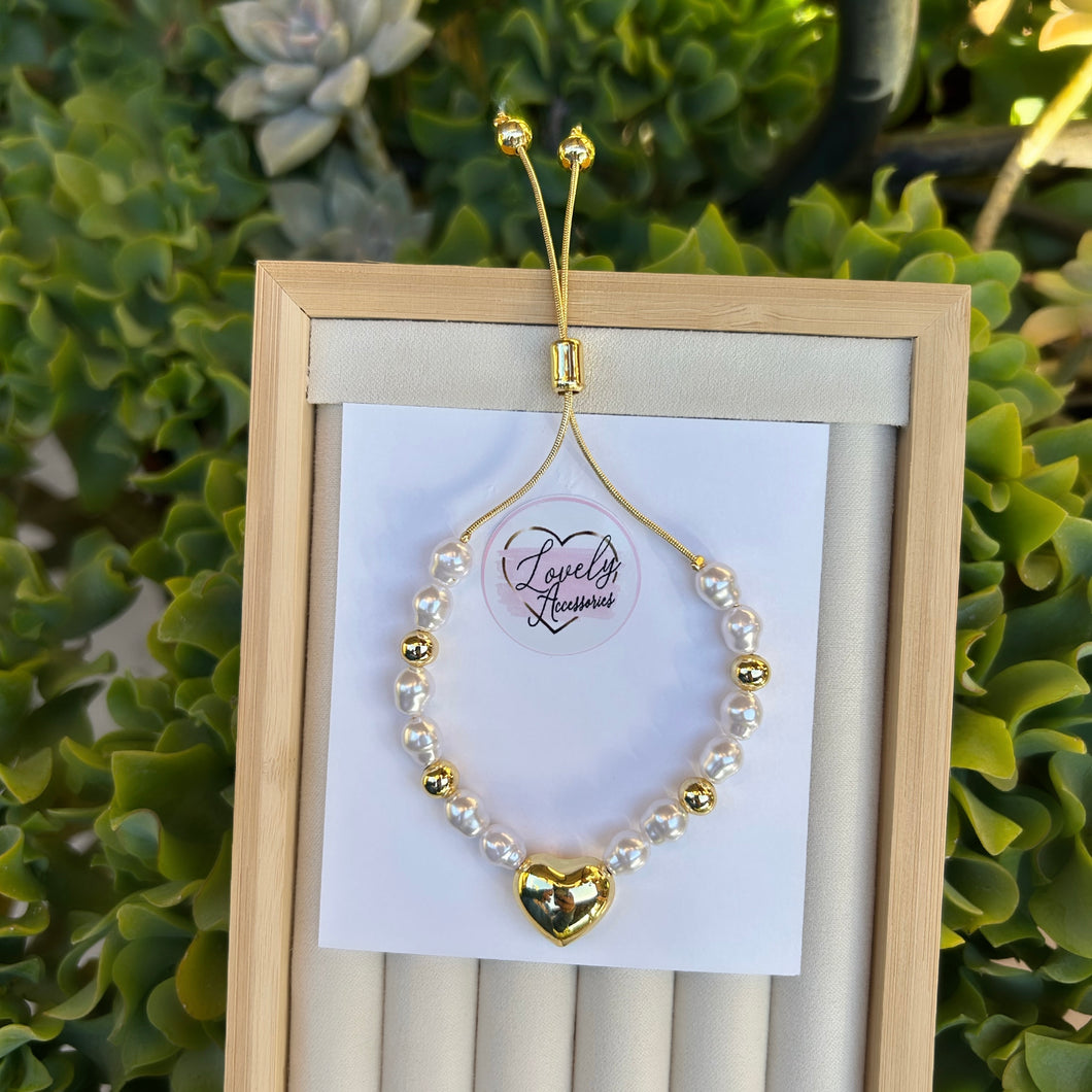 Heart Pearly Bracelet✨