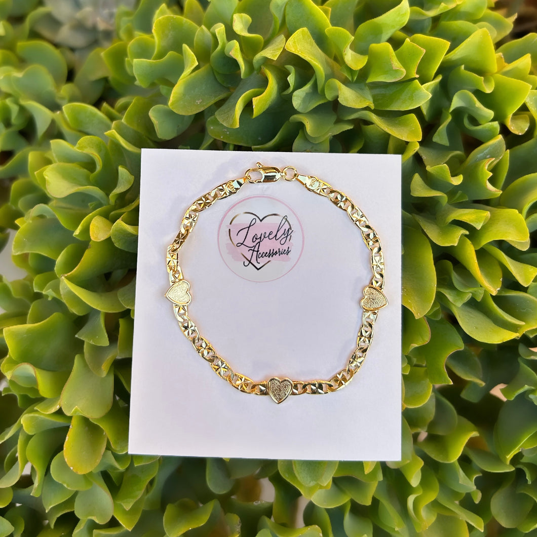 Heart Gold Bracelet ✨
