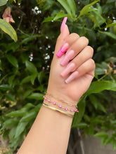 Load image into Gallery viewer, Pink Double Layer Evil Eye Bracelet ✨
