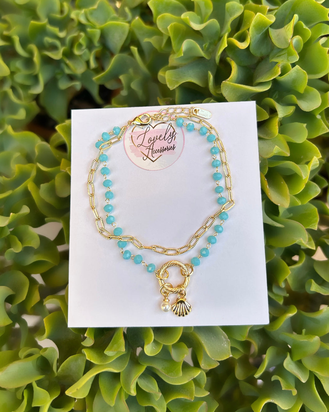 Beach Charm Bracelet 🐚