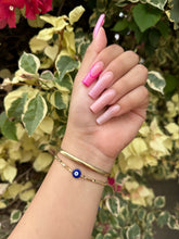 Load image into Gallery viewer, Single Evil Eye Adjustable Bracelet 🧿
