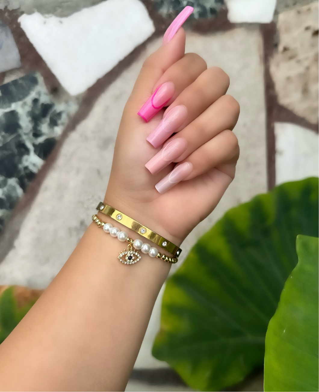 Evil Eye Pearl Bracelet ✨🧿✨