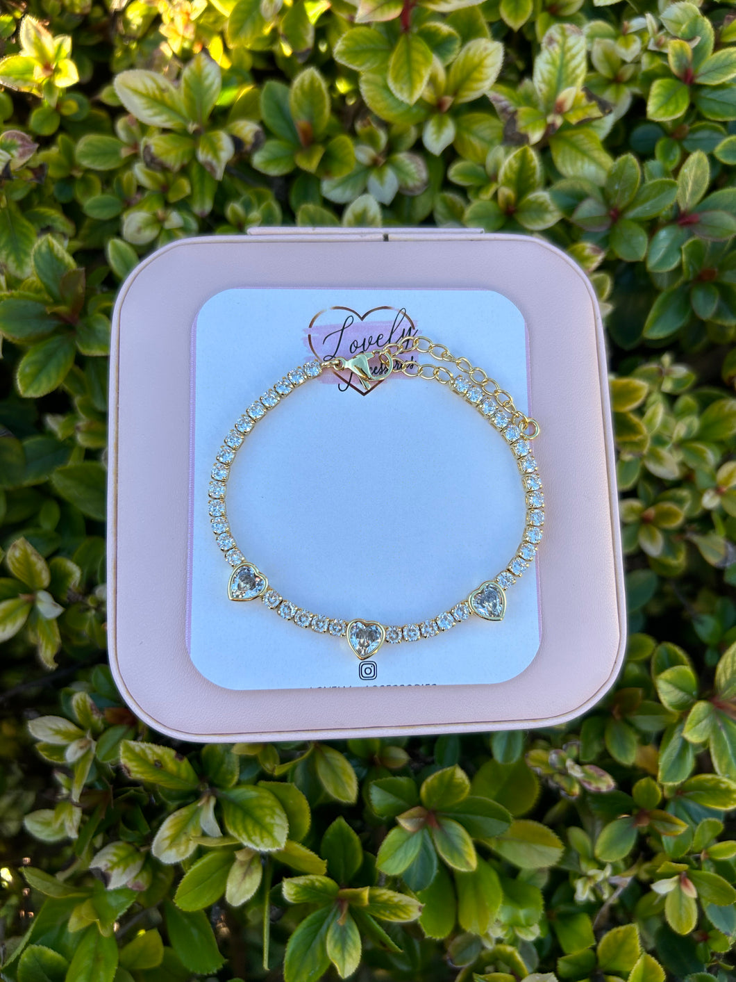 Heart CZ Icy Bracelet ✨