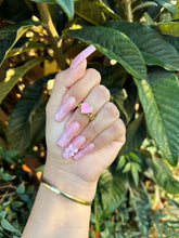 Load image into Gallery viewer, Pink Heart Link Ring 💖
