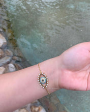 Load image into Gallery viewer, CZ Evil Eye Adjustable Bracelet
