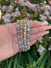 Load image into Gallery viewer, Orange 💎 Evil Eye Bracelet

