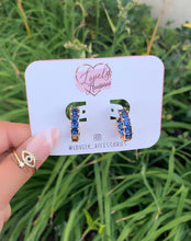 Load image into Gallery viewer, Midnight Diamond Earrings
