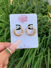 Load image into Gallery viewer, Ari Twisted Hoops ✨

