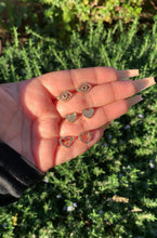 Load image into Gallery viewer, CZ Evil Eye Stud Earrings
