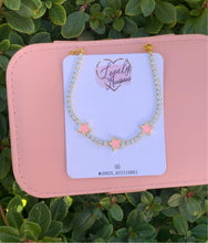 Load image into Gallery viewer, Pink Icy Star Bracelet
