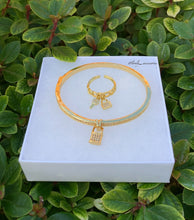 Load image into Gallery viewer, Lock Bangle &amp; Ring Set
