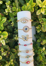 Load image into Gallery viewer, Butterfly Blue Evil Eye Bracelet ✨🦋🧿✨
