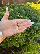 Load image into Gallery viewer, Virgencita Initial Necklace ✨🤍✨
