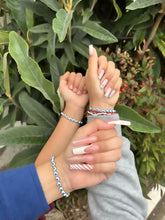 Load image into Gallery viewer, White Evil Eye Bracelet
