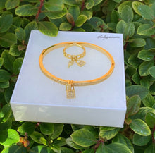 Load image into Gallery viewer, Lock Bangle &amp; Ring Set

