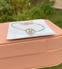 Load image into Gallery viewer, Little Girl Evil Eye Bangle
