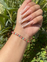Load image into Gallery viewer, Red💎 Evil Eye Bracelet
