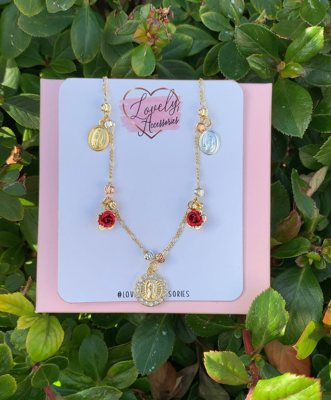Virgen Tri-Tone Rose Bracelet