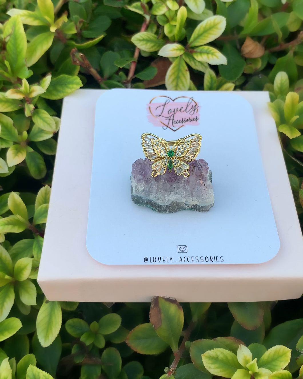 Emerald Butterfly Ring ✨🦋✨