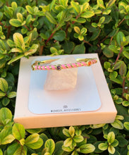 Load image into Gallery viewer, Pink Enamel Cuff Bracelet
