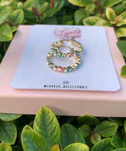 Load image into Gallery viewer, Multicolor Evil Eye Hoops🧿
