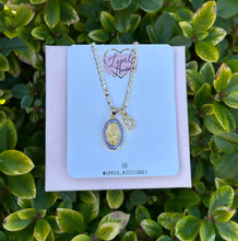 Load image into Gallery viewer, Virgencita Initial Necklace ✨🤍✨

