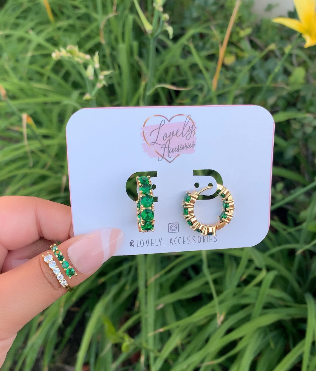 Emerald Diamond Earrings ✨💚✨
