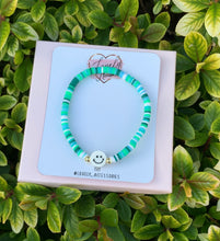 Load image into Gallery viewer, Happy Face Heishi Bracelets
