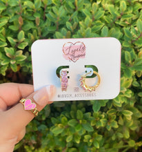 Load image into Gallery viewer, Pink Diamond Earrings 💖
