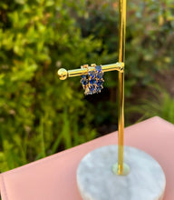 Load image into Gallery viewer, Blue Diamond Heart Earrings ✨
