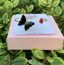 Load image into Gallery viewer, Crystal Butterfly Cuff Bracelets 🦋
