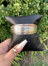 Load image into Gallery viewer, Tri-Color Cuff Bracelet

