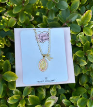 Load image into Gallery viewer, Virgencita Initial Necklace ✨🤍✨
