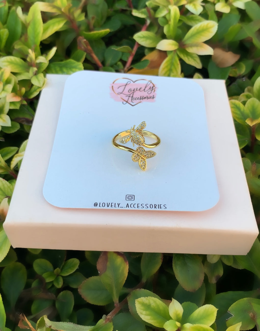 Bee-utiful Butterfly Ring ✨🐝🦋✨