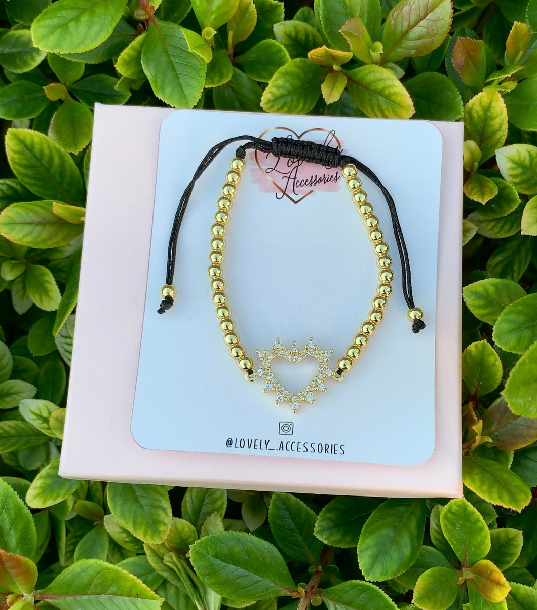 Heart Adjustable Bracelet    ✨🤍