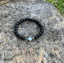 Load image into Gallery viewer, Silver Cross Bracelet
