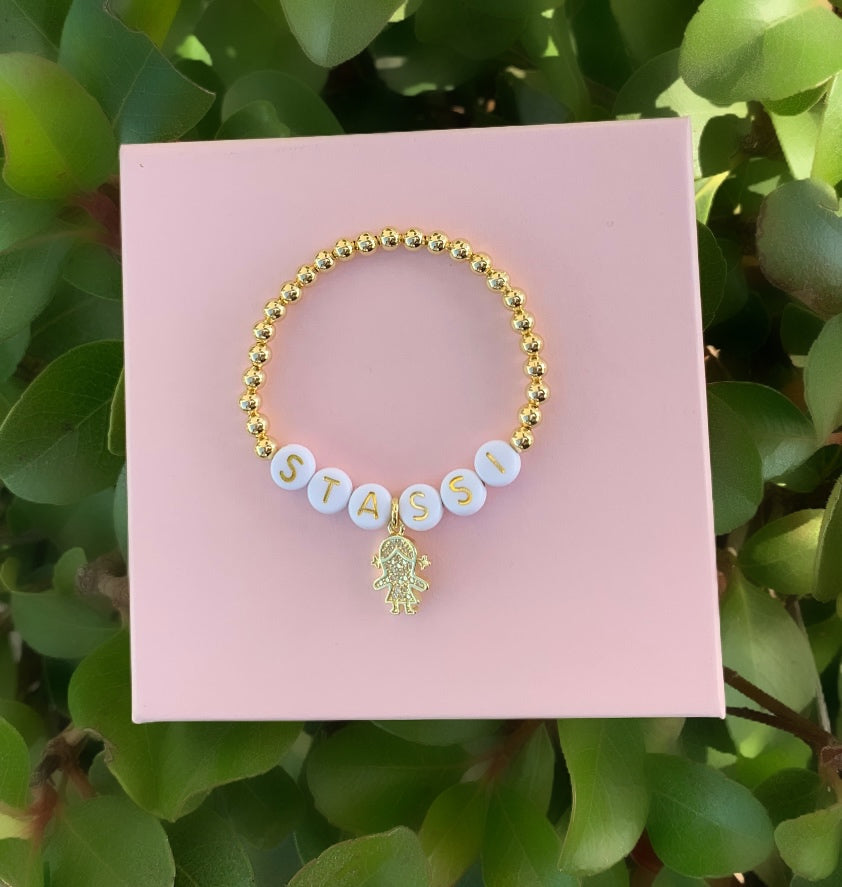 Custom Girls Name Bracelet