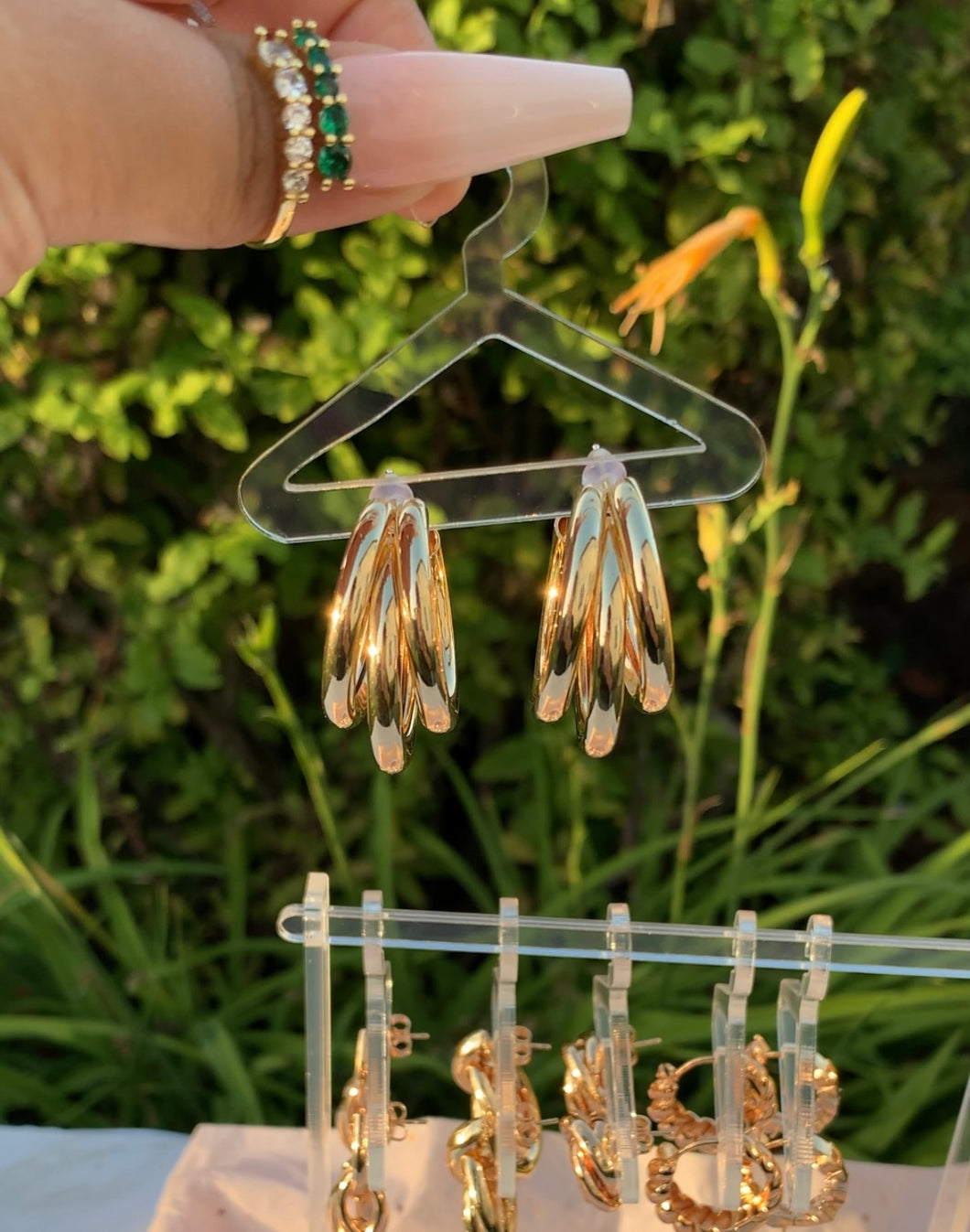 Anne Triple Hoops ✨